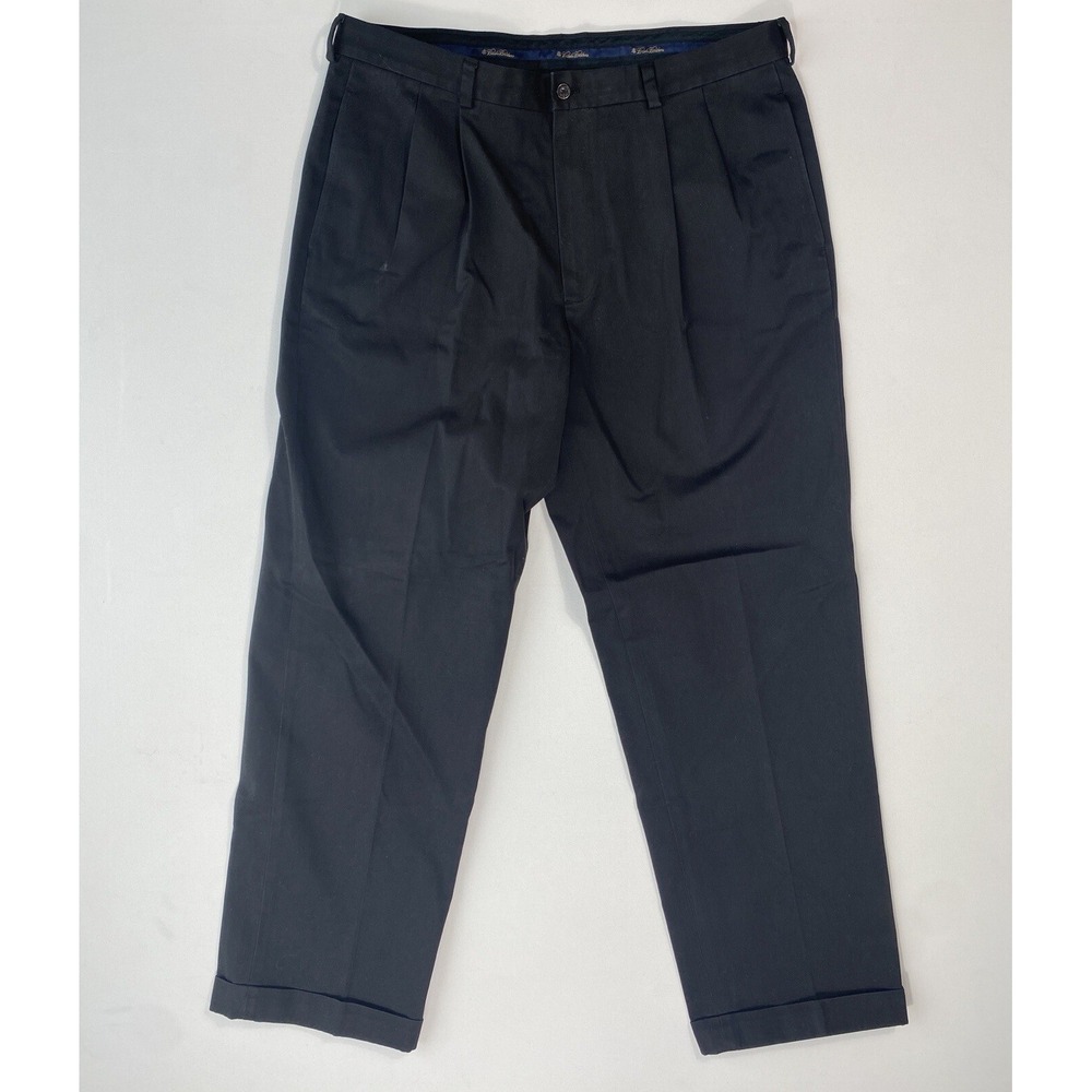 Brooks Brothers Mens 38x32 (38x31) Advantage Chino Elliot Pants Cuffed Career
